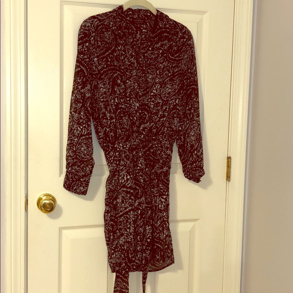 Lucky Brand Tie Front Slip Dress EUC